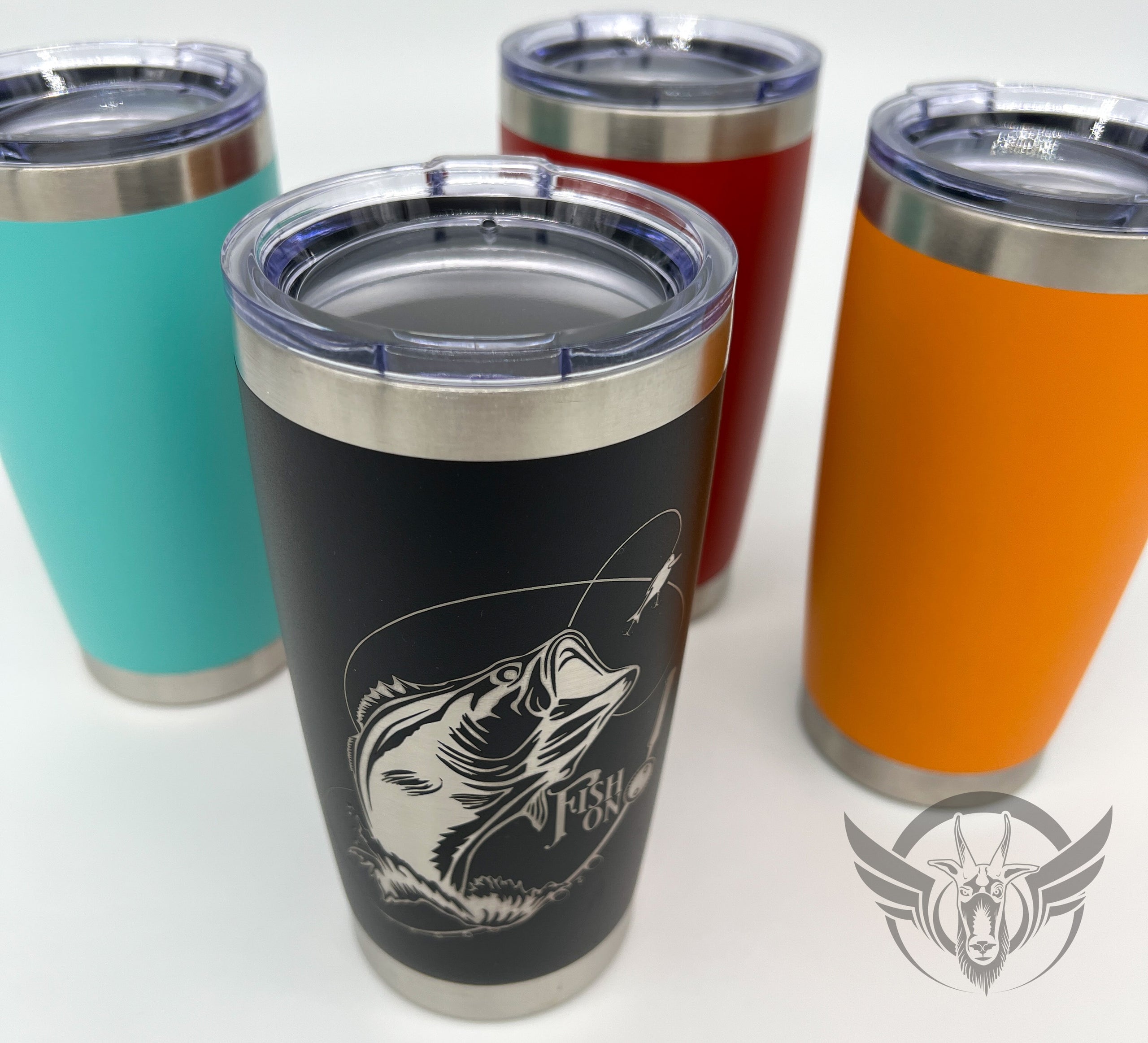 22oz Stainless Steel Tumbler with Tarpon decal - Comparable to Yeti & –  Reel Fishy Apparel