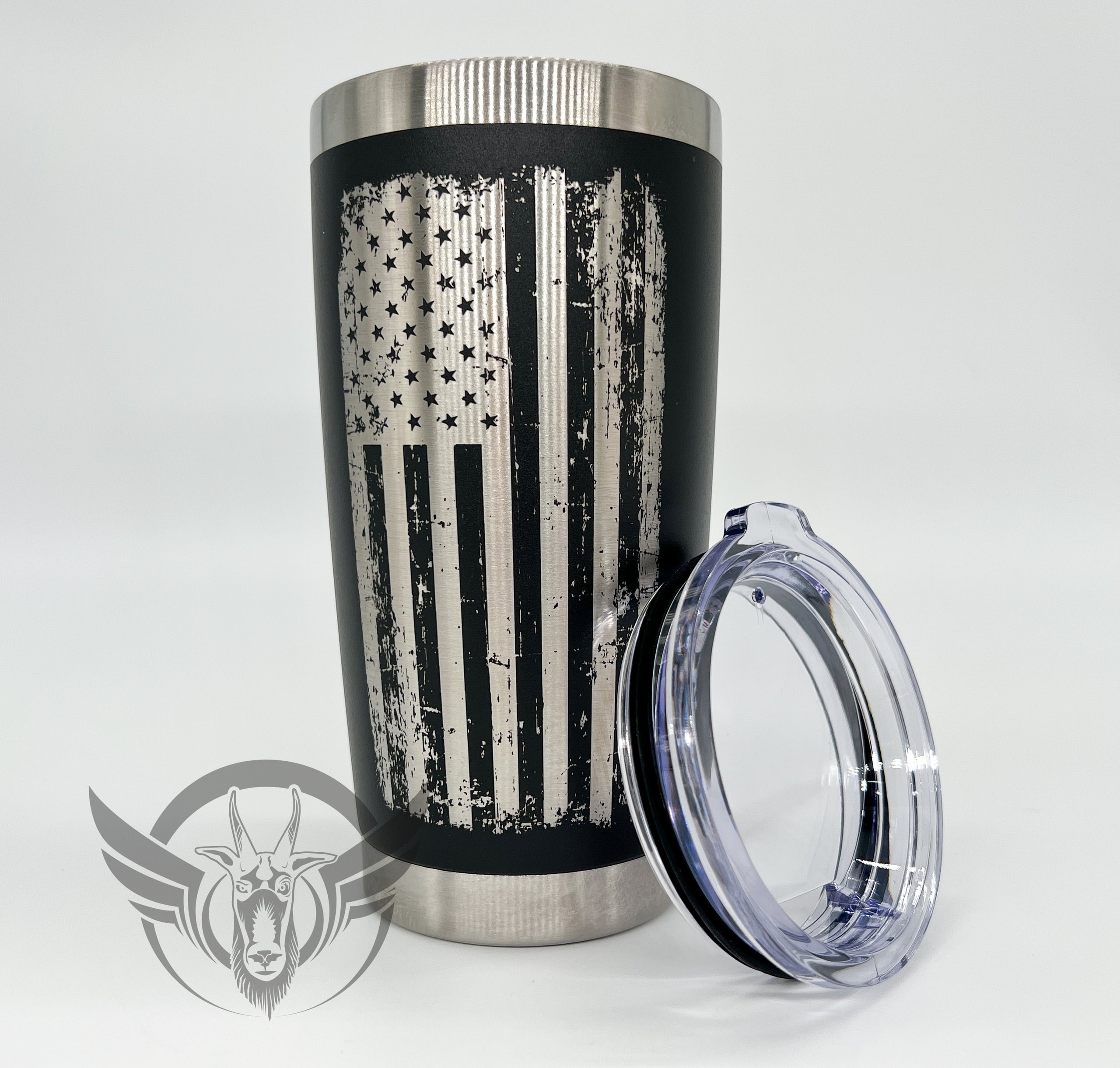 20Oz-Laser Engraved Distressed American Flag Graphics On A 20Oz Yeti Brand  Travel Mug, Custom Yeti - Flag Gift Engraved - Yahoo Shopping